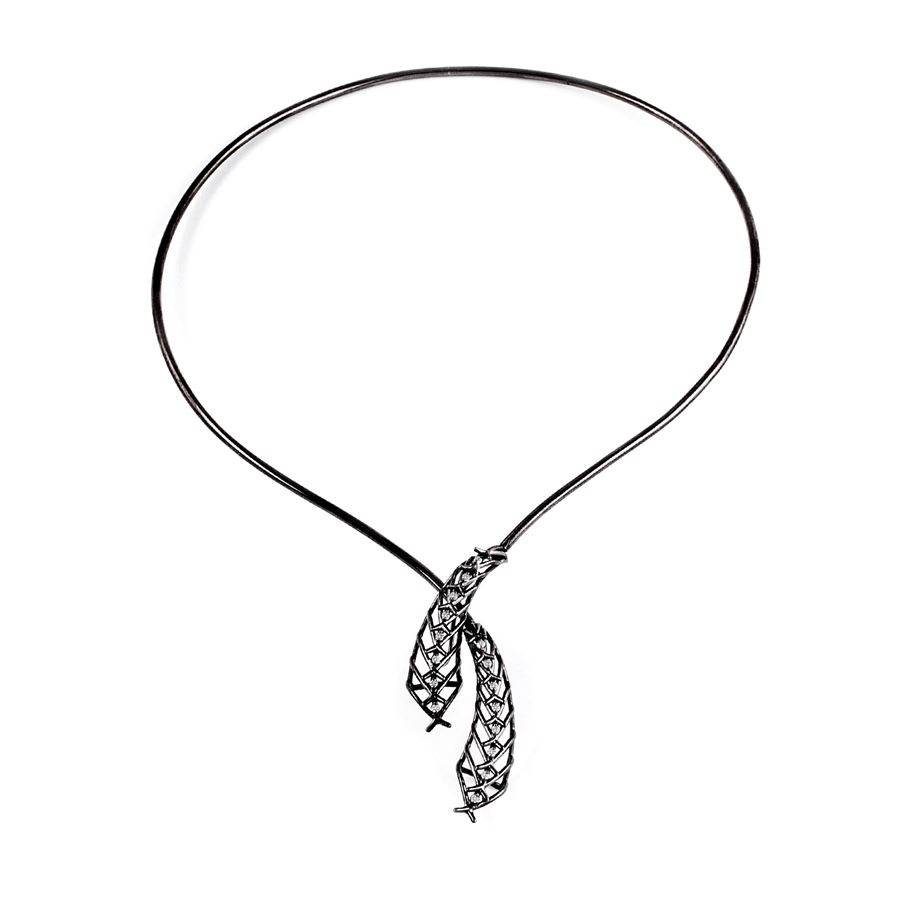Silver 'Cornucopia' necklace SPINAE | CL CRNCAGN
